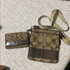 Coach purse & wallet combo!